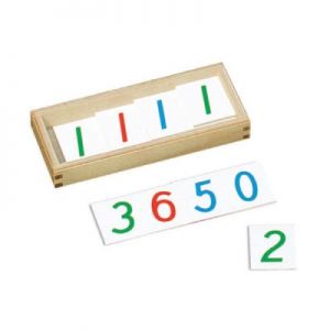 Small Number Cards 1-3000 Laminated with box