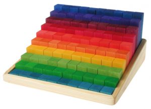 Stepped Counting Blocks - 100 pcs