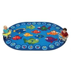 Fishing for Literacy Oval 	6' x 9' 