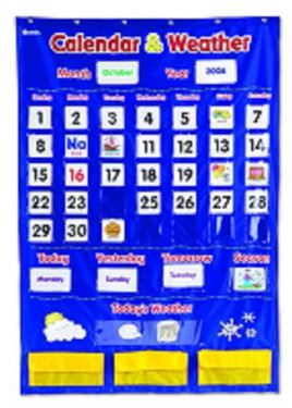 Calendar and Weather Pocket Chart