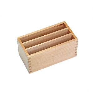 Geometric Form Card SINGLE BOX with 3 compartments