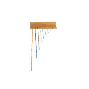 Short Bead Chains with beechwood wall frame 