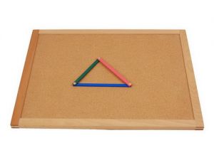 Cork Board for Geometric Sticks