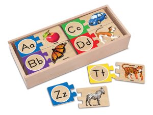 Self-Correcting Alphabet Letter Puzzles