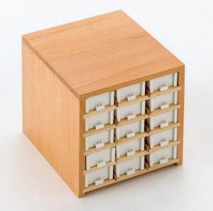Cabinet for Learning Crads - 15 drawers