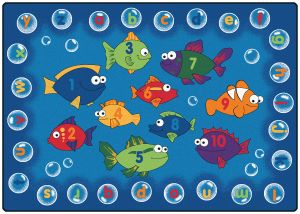 Fishing for Literacy Rectangle 6' x 9'