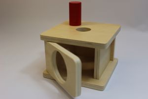 Imbucare box with small cylinder..