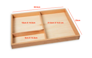 Tray for 3-Part Cards