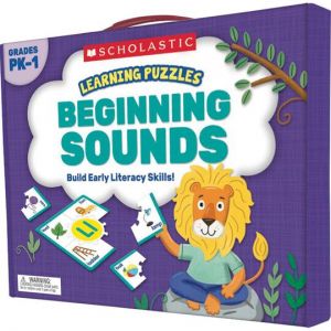 Learning Puzzles Beginning Sounds By Scholastics