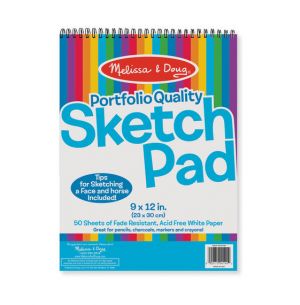 Quality Spiral-Bound Sketch Pad