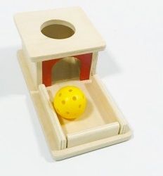 Object Permanence Box with Tray