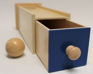 Object Permanence Box with Drawer