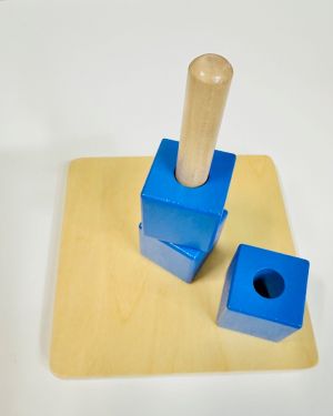 Cubes of Vertical Dowel..