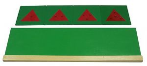 Triangle Fractions Metal with stand